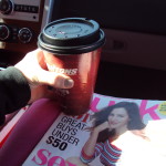 Lucky Magazine and Gas Station Hot Chocolate