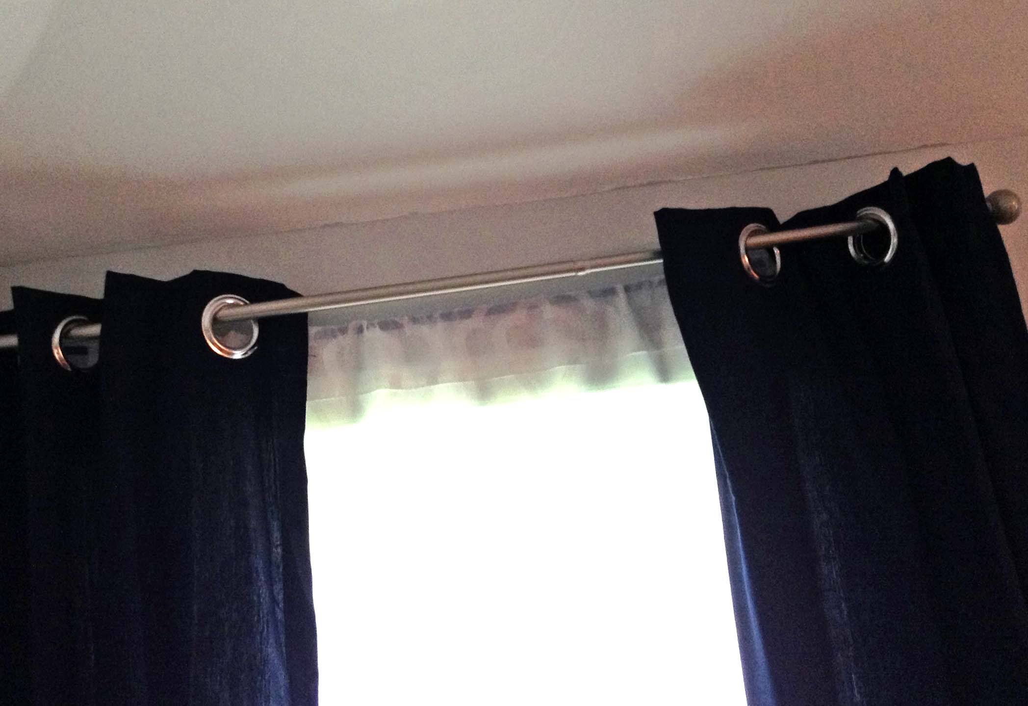 Pinterest Hack Bungee Cords As Curtain Rods Truly Margaret Mary
