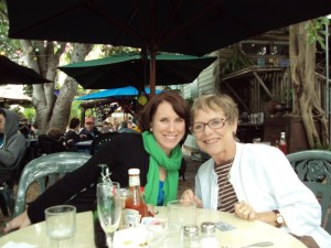 Mom and Maggie in Key West for Christmas