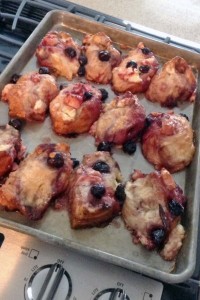 Cherry and cream cheese monkey bread