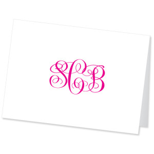 Monogrammed Note Cards