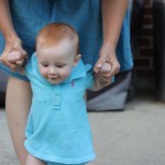 Walking with mama