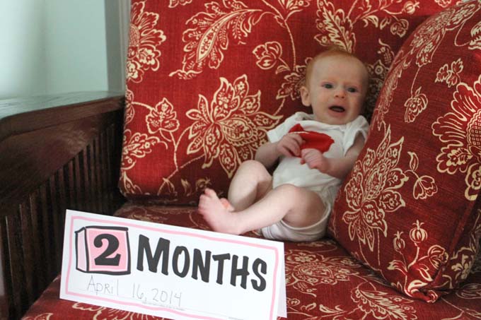 Two month old baby