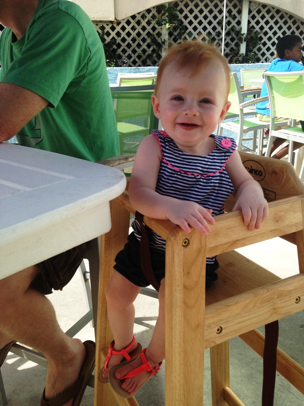 Baby at Banana Cabana, Isle of Palms, SC