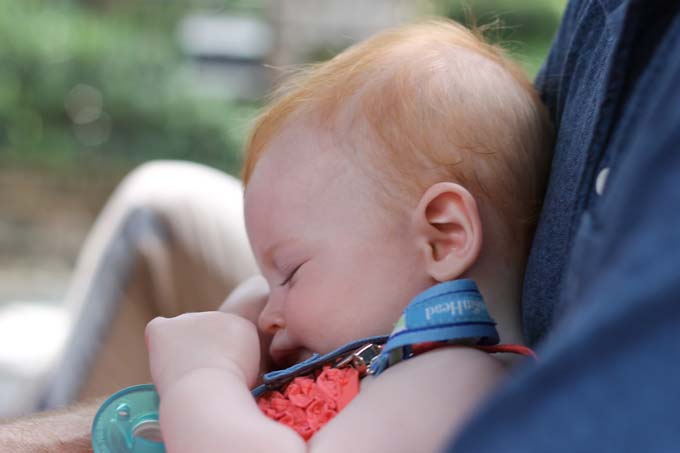 Sleepy Baby Tourist