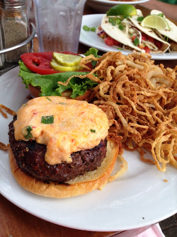 Pimento Cheeseburger from Poe's Sullivan Island