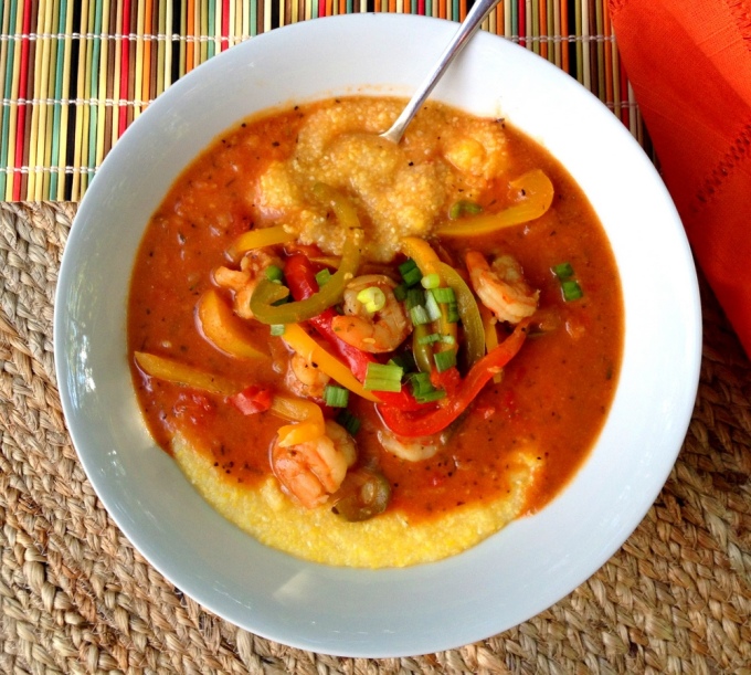 Healthy Shrimp and Grits