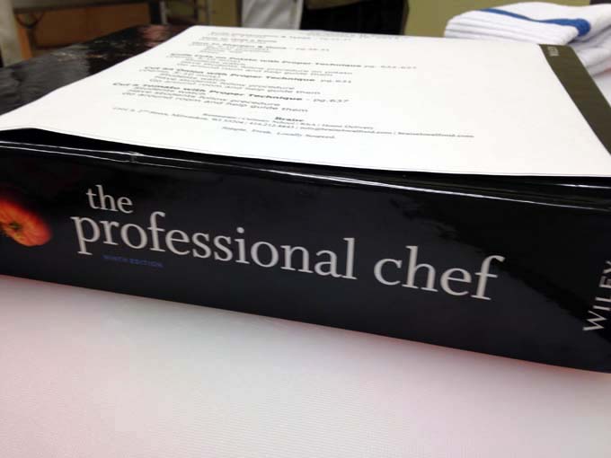 Textbook for Braise Culinary School