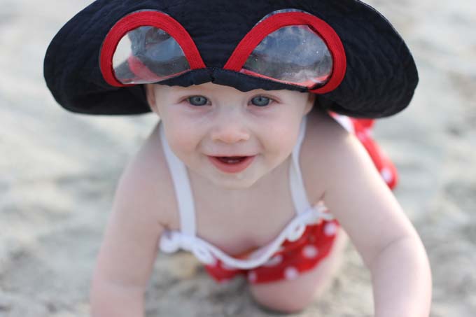 Seven Month Old Baby at Wild Dunes, Isle of Palms, SC