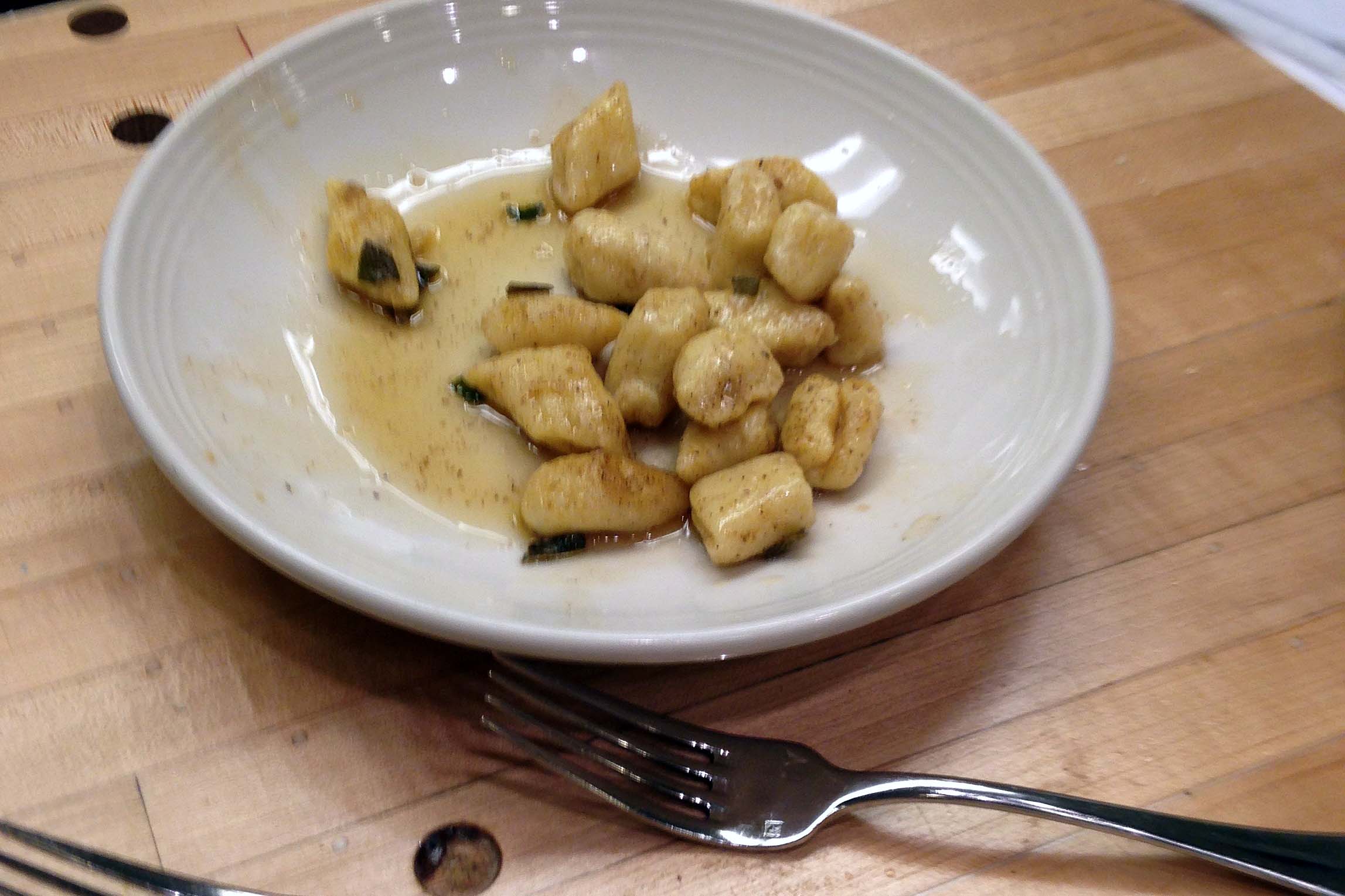 Handmade Gnocchi in Brown Butter Sage Sauce