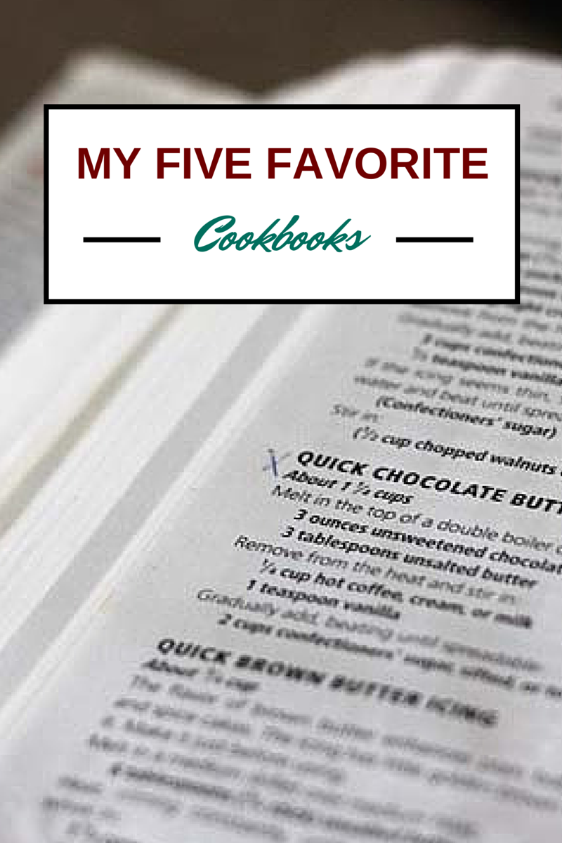 My Five Favorite Cookbooks