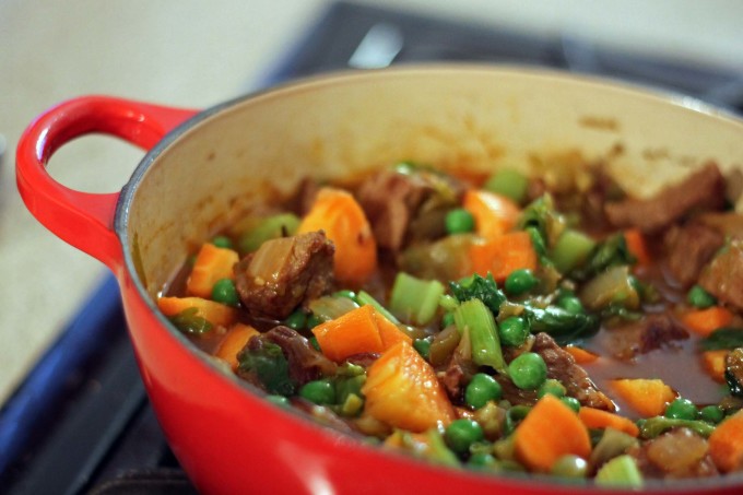 My recipe for healthy beef stew includes loads of veggies and beef that you could cut with a spoon!