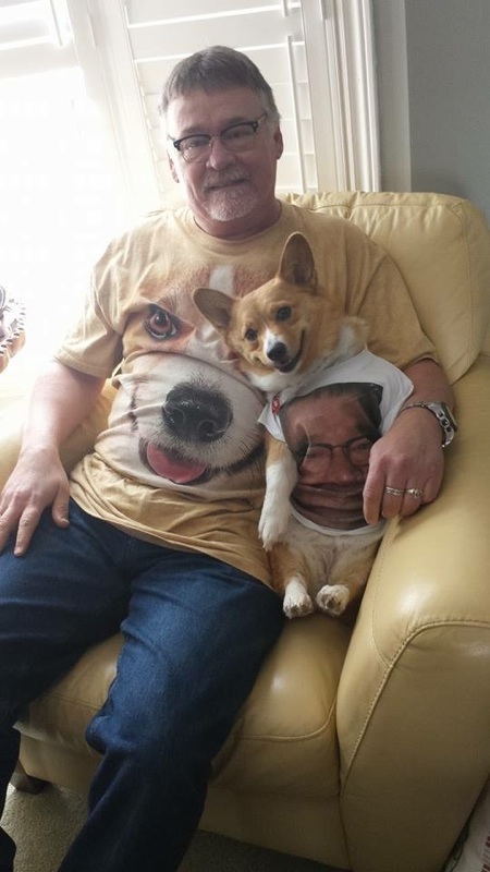 corgi face shirt