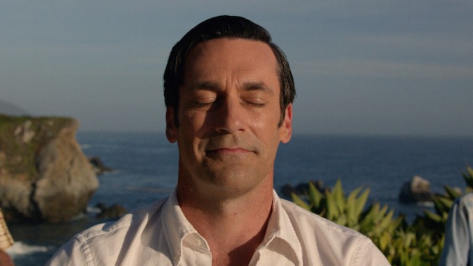 Jon Hamm Yoga Smile