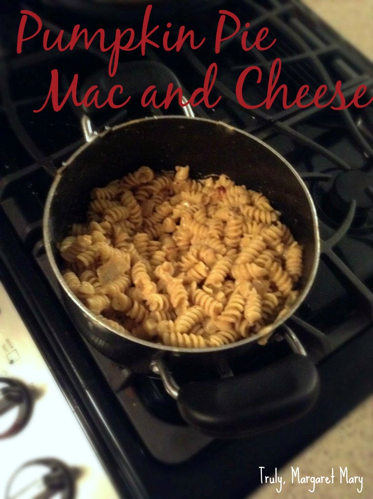 Pumpkin Pie Macaroni and Cheese