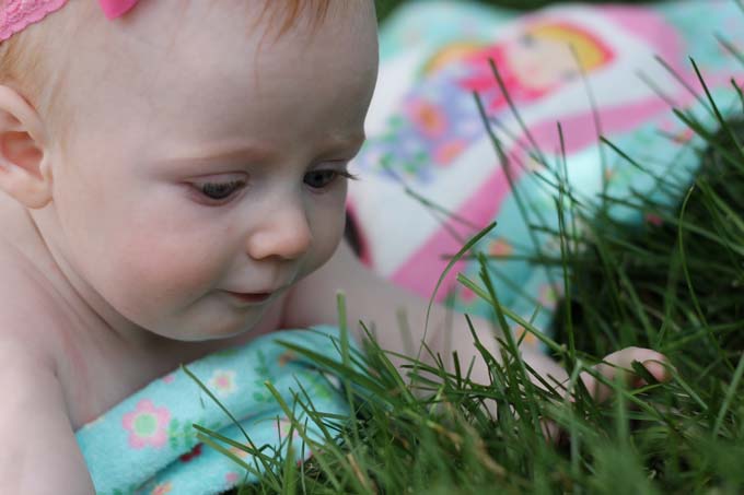 Baby in the Grass