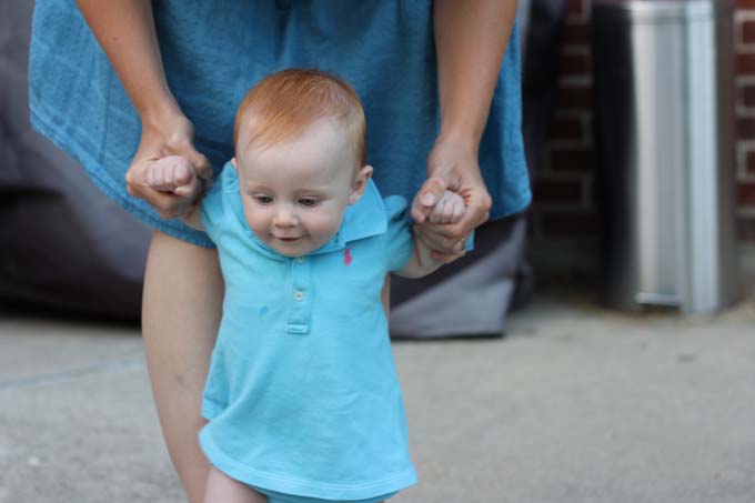 Walking with mama