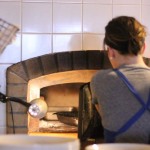 Baking Pears in Wood Oven